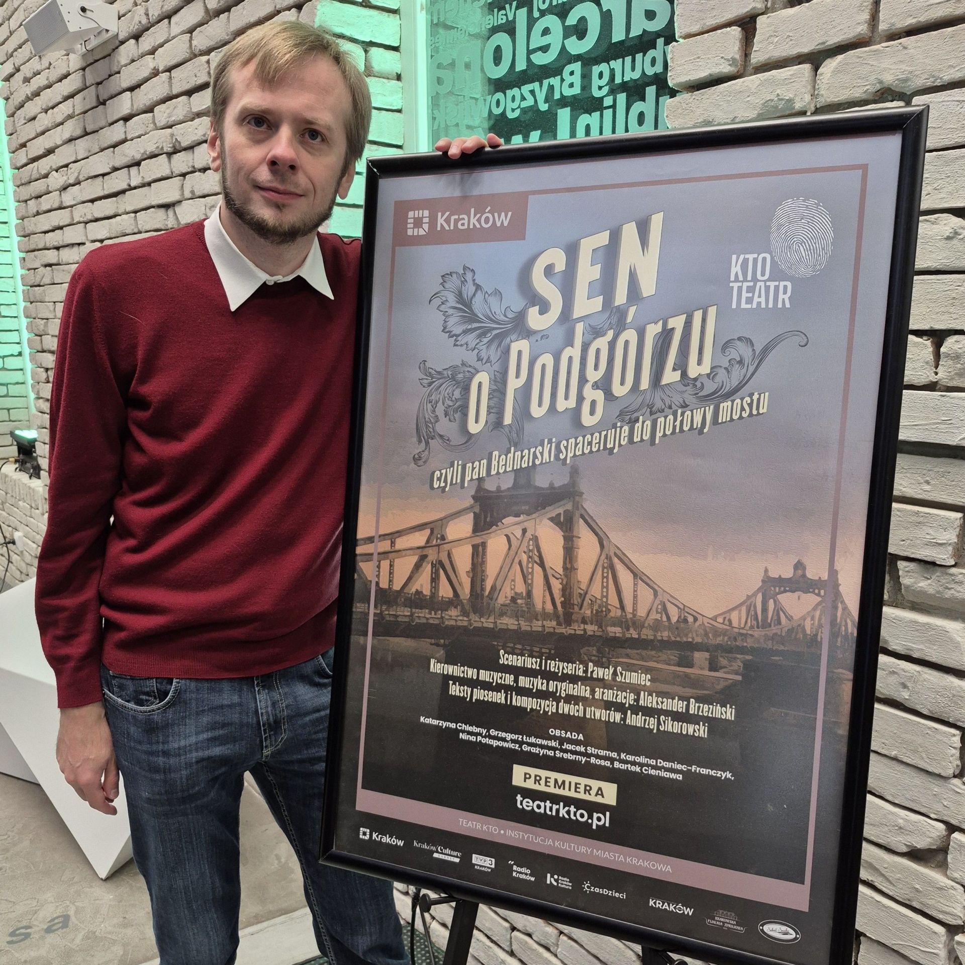 Sen o Podgórzu, czyli pan Bednarski spaceruje do połowy mostu